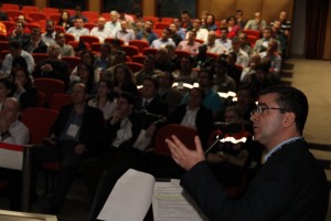 Palestra de Jorge Gouveia, gerente do Setor de Atendimento a Emergências.