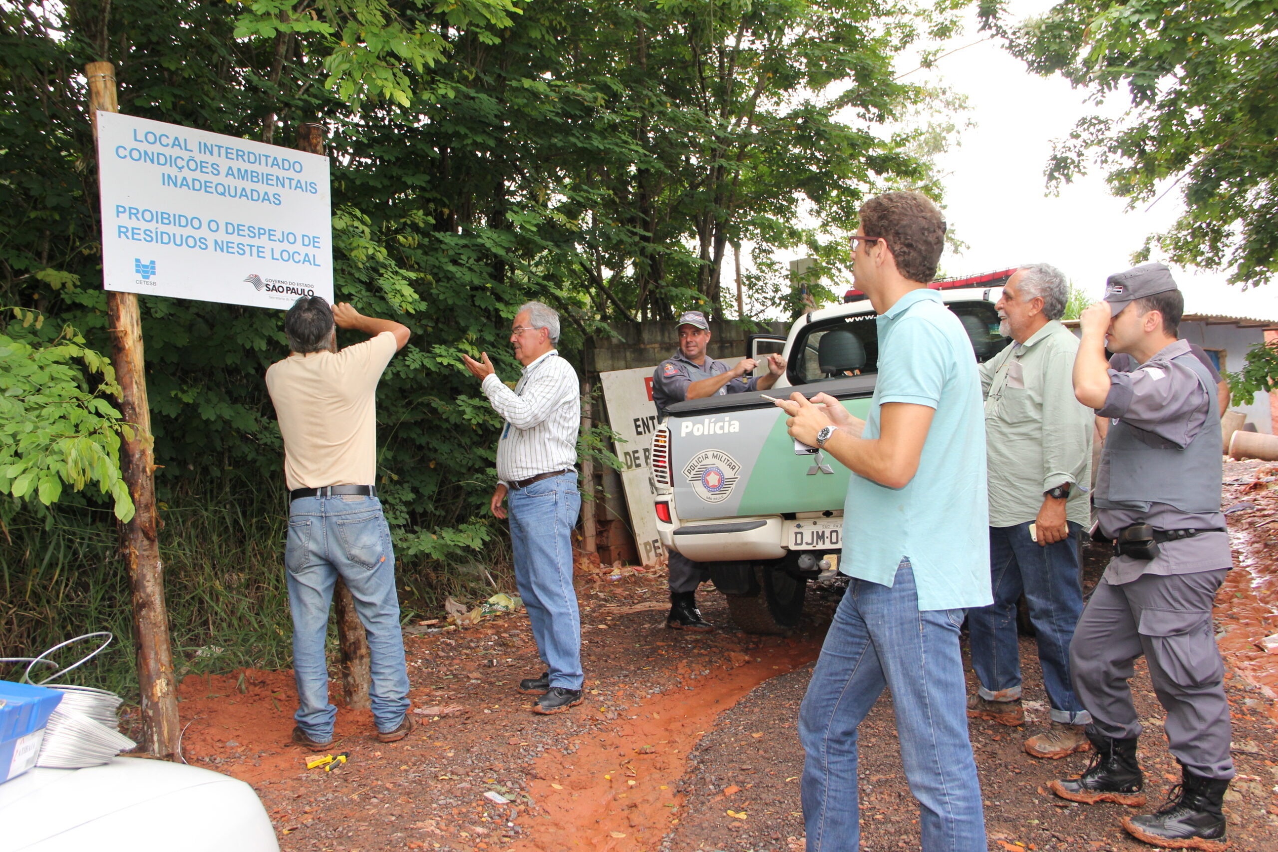 Leia mais sobre o artigo SMA e Polícia Ambiental fecham lixão clandestino em Vargem