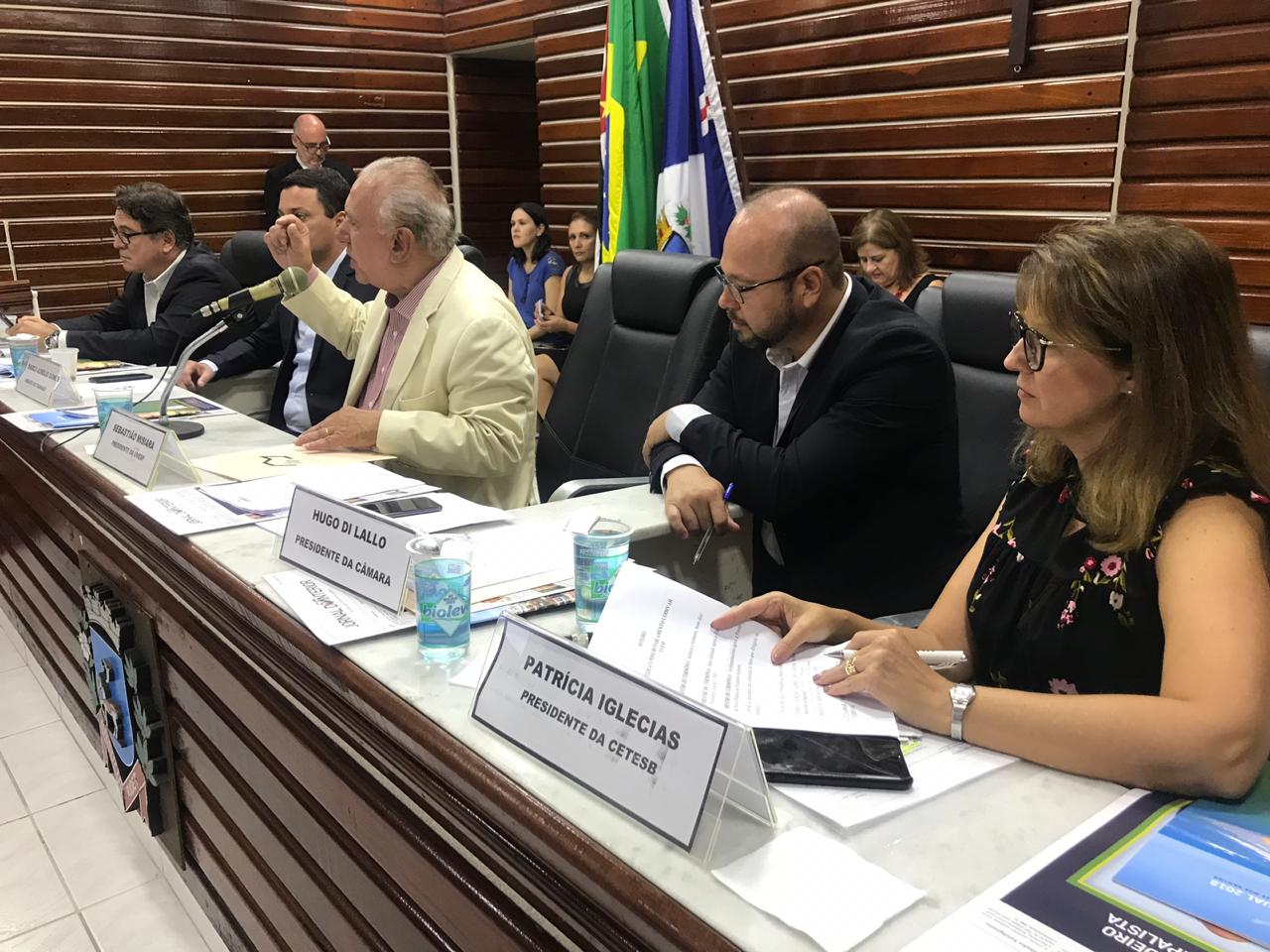 Patrícia Iglecias, em reunião da União de Vereadores de SP