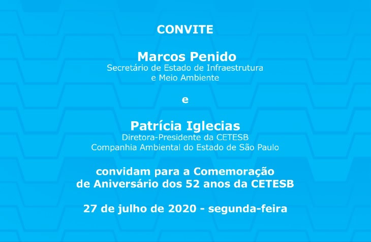 Você está visualizando atualmente 52 ANOS DA CETESB – PROGRAMAÇÃO DE ANIVERSÁRIO – 27.07.2020