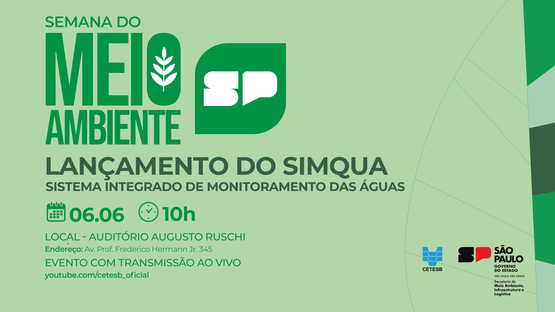 Leia mais sobre o artigo Lançamento do SIMQUA – Sistema Integrado de Monitoramento de Qualidade das Águas